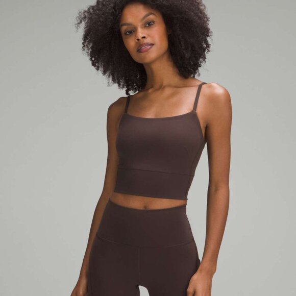 Lululemon Wunder Train Strappy Tank Top Espresso - Picture 3 of 7